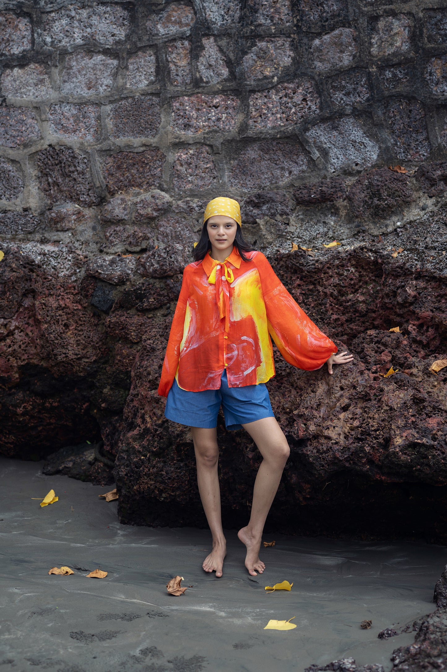 Naked Ninja (Orange Multi Colour)