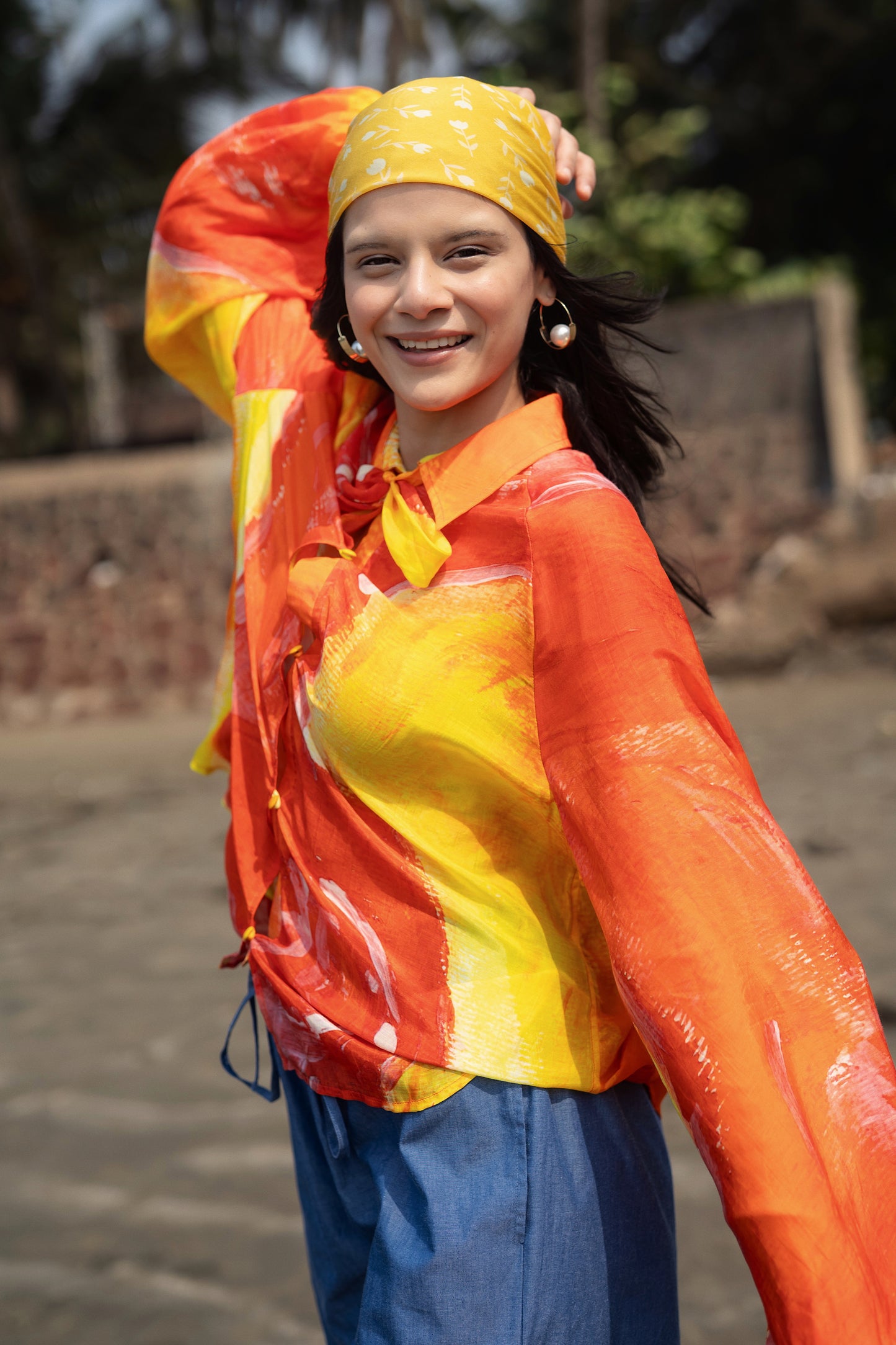 Naked Ninja (Orange Multi Colour)