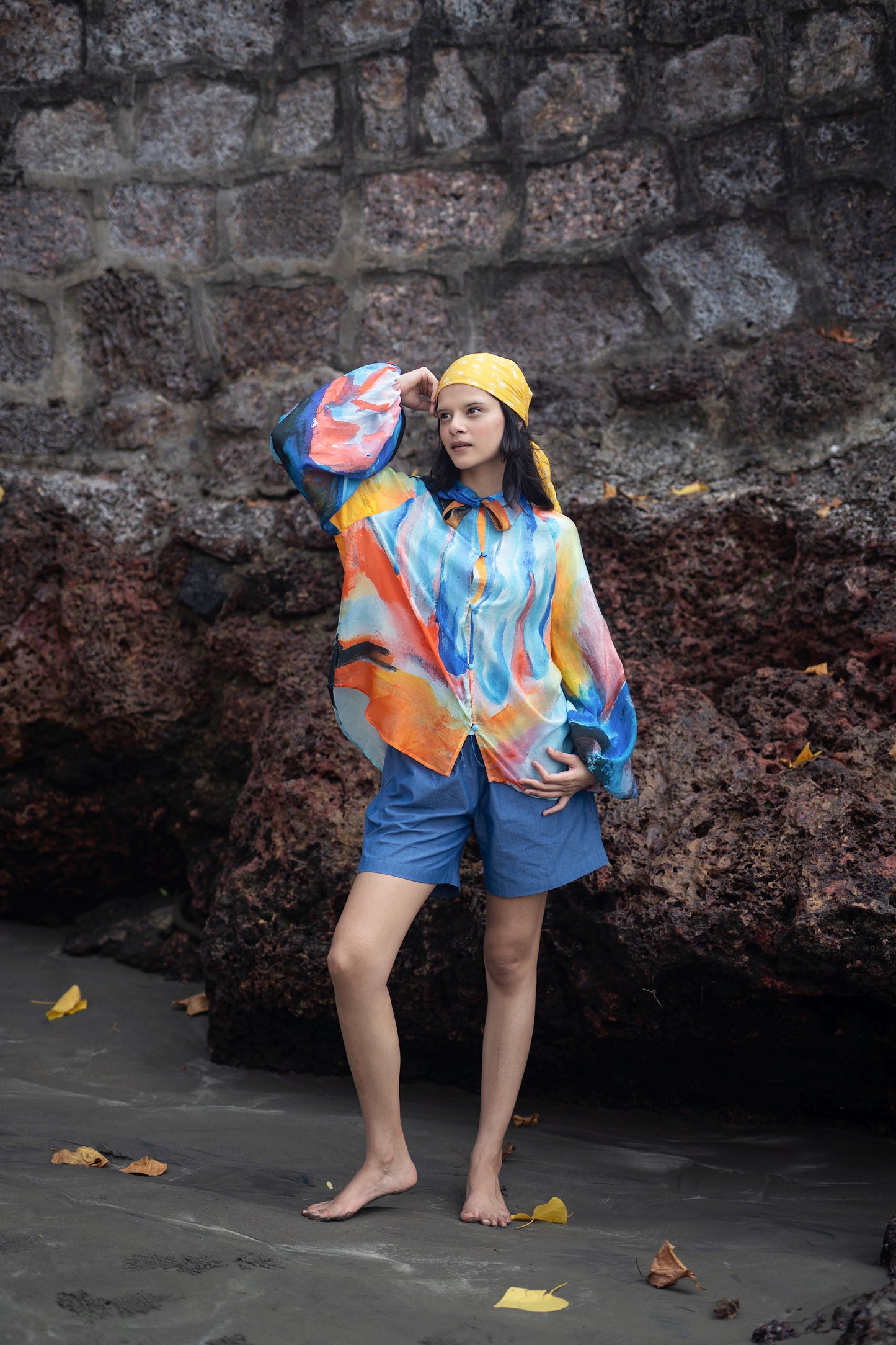 Naked Ninja (Blue Multi Colour)