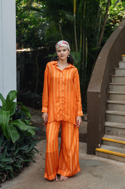 Maira Co-ord Set (Orange)