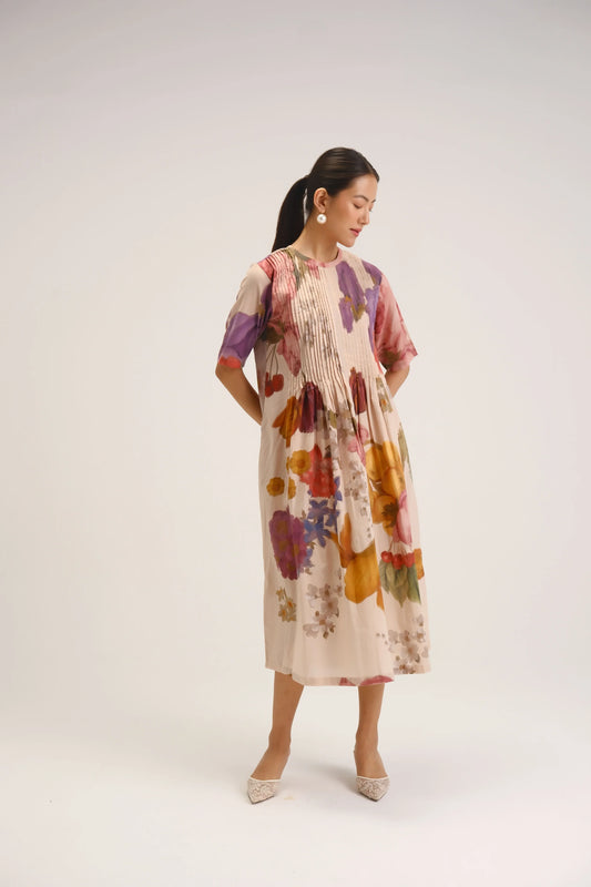 Cherimoya Pinktucks Dress