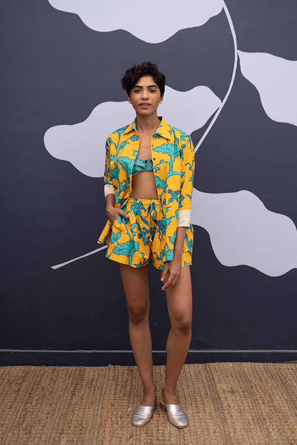 Maui Yellow Co-ord Shirt and Shorts