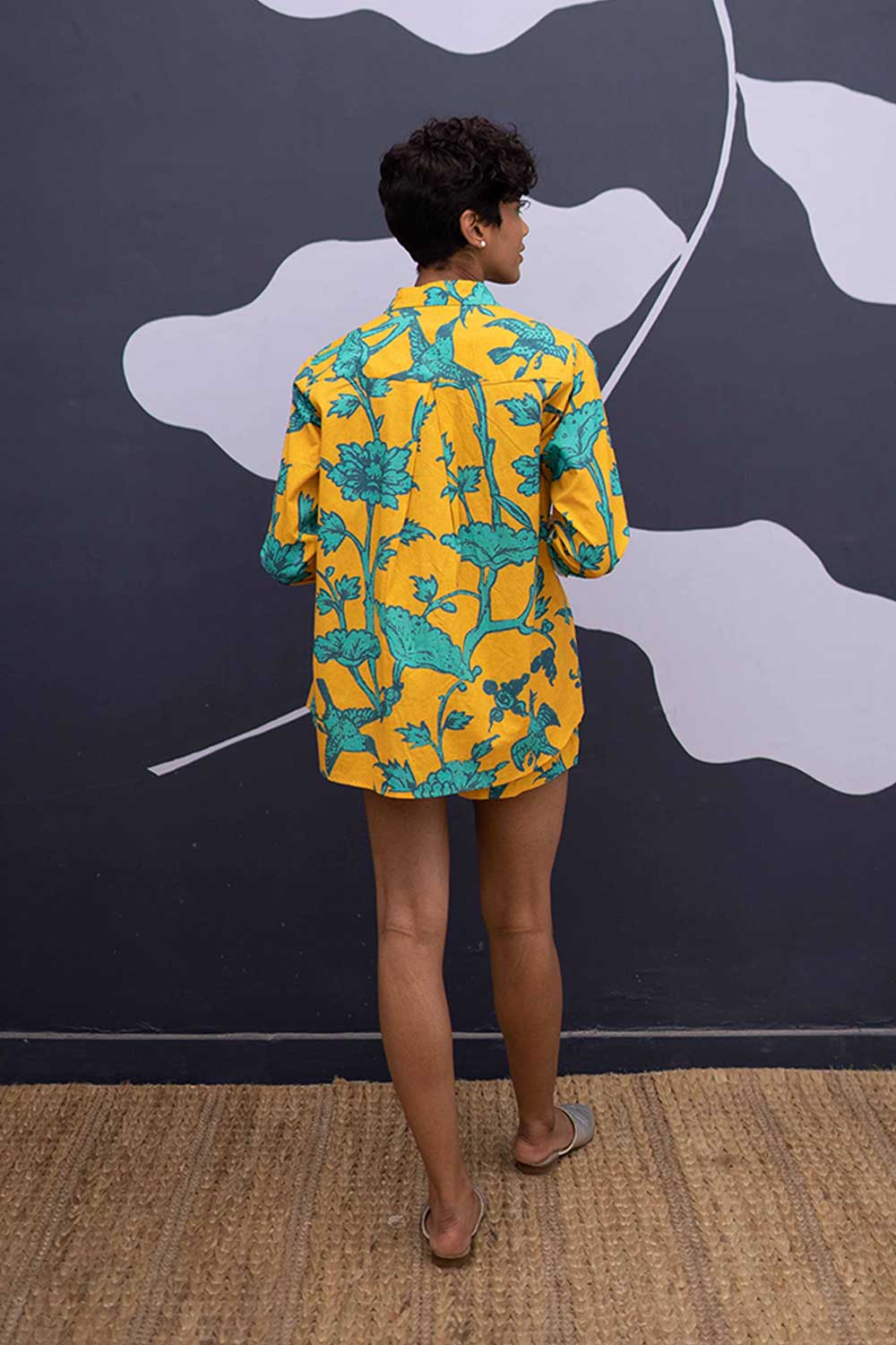 Maui Yellow Co-ord Shirt and Shorts