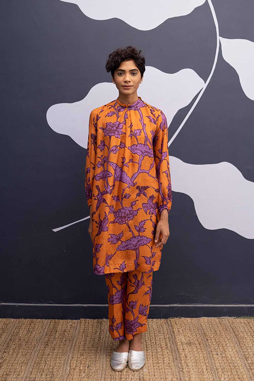 Maui Orange Kurta Set