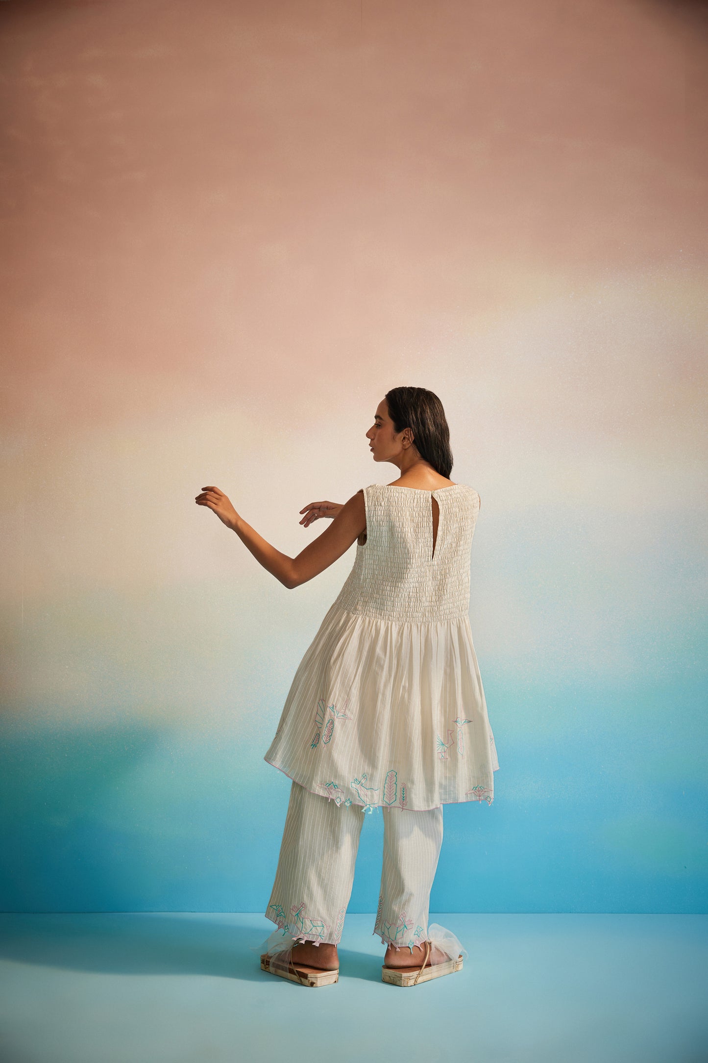 Miyabi Ruching Dress Set