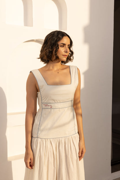 Serene Dress (Beige)