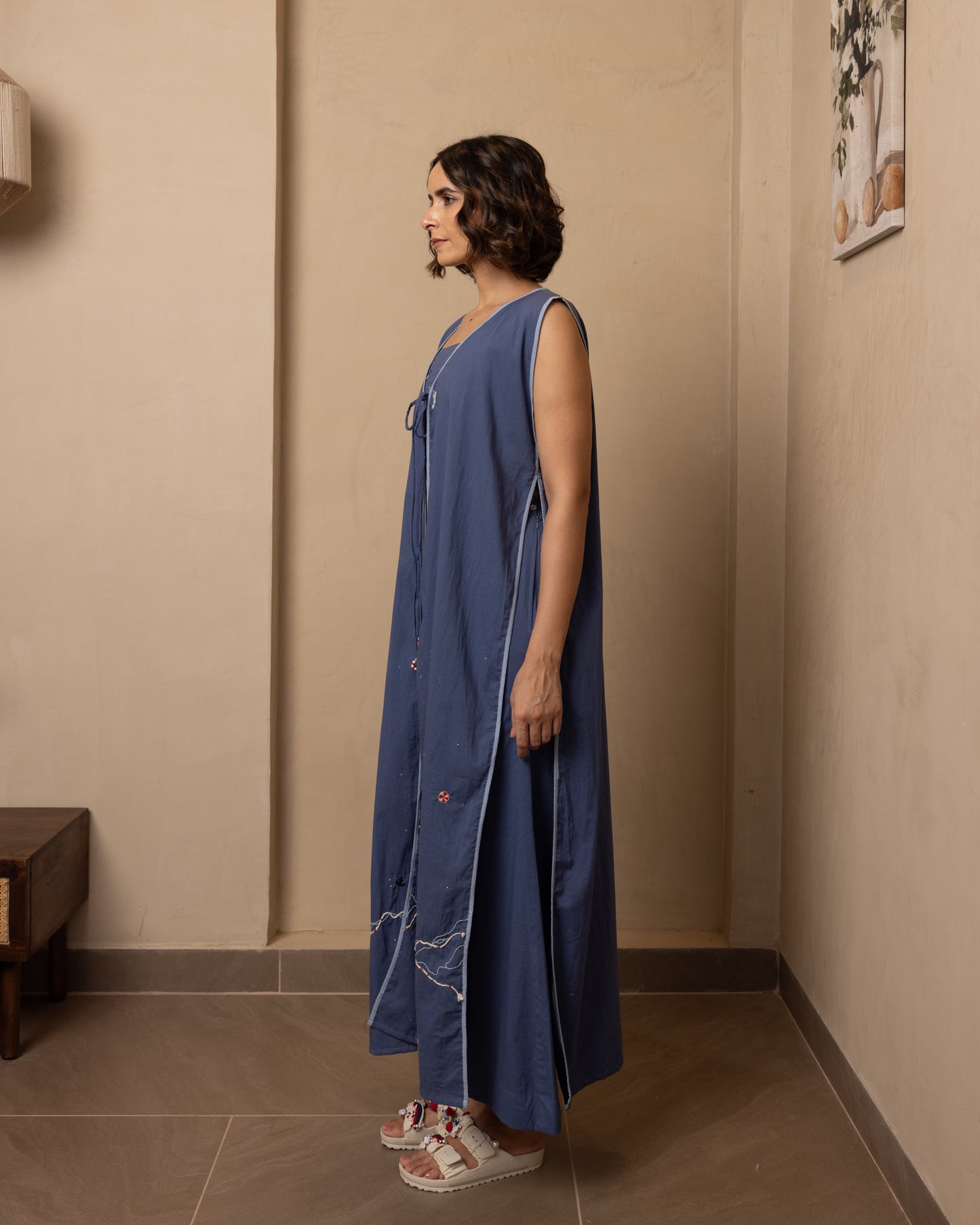 Shore 3 Piece (Top, Jacket and Pants) Set (Dark Blue)