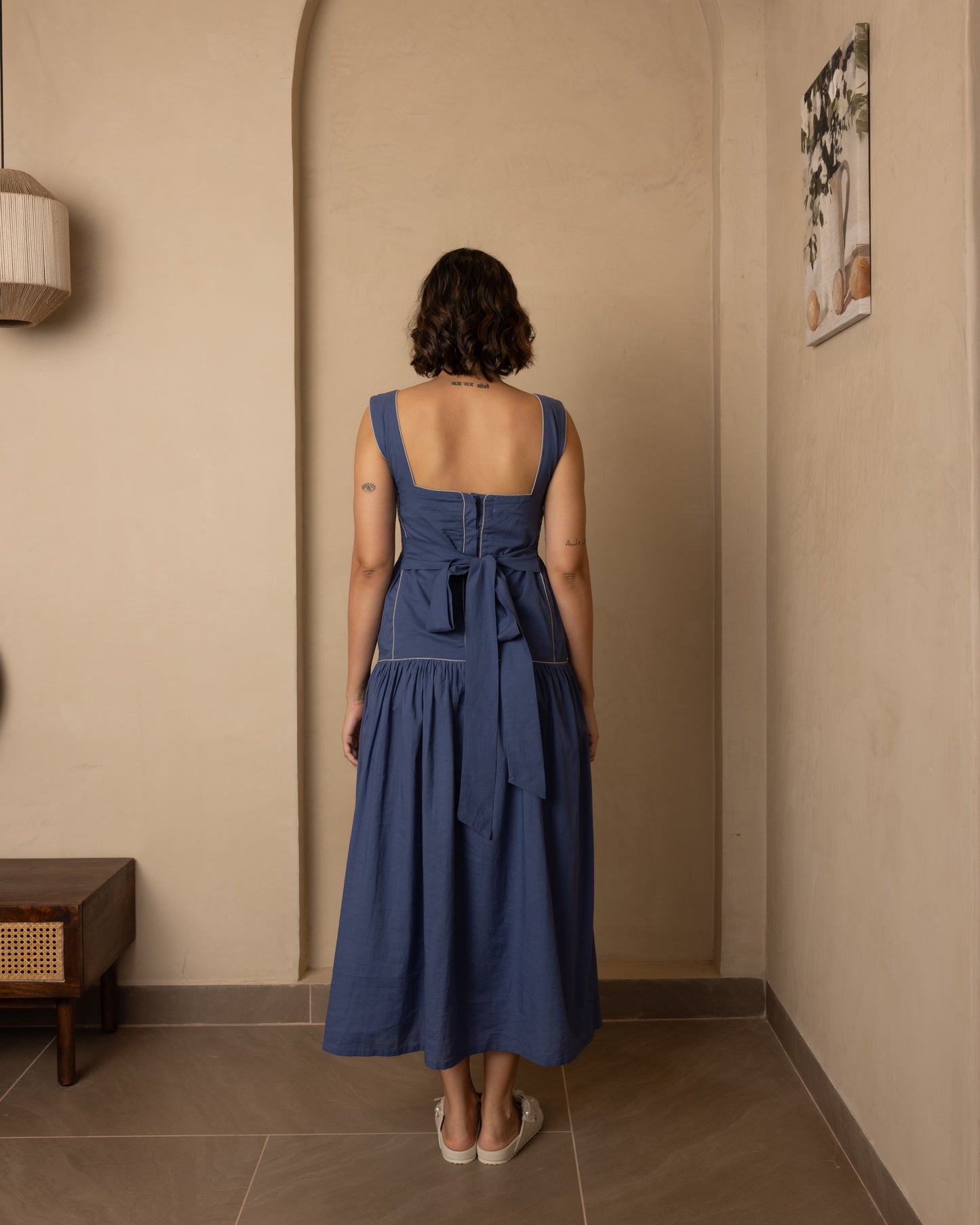 Serene Dress (Dark Blue)