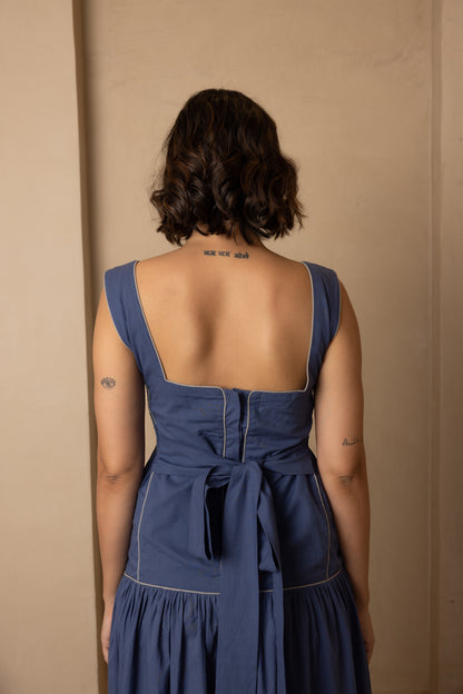 Serene Dress (Dark Blue)