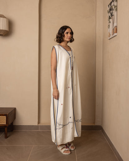 Shore 3 Piece (Top, Jacket and Pants) Set (Beige)