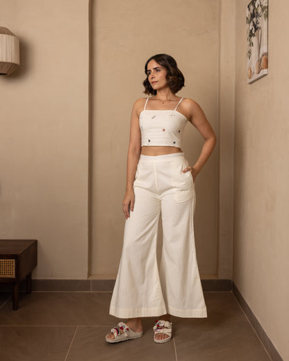 Shore 3 Piece (Top, Jacket and Pants) Set (Beige)