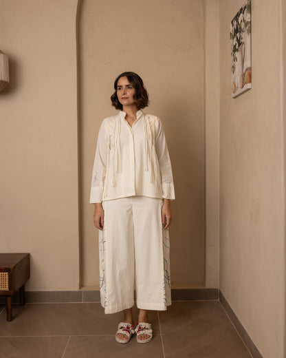 Celeste Top and Pants Set (Beige)