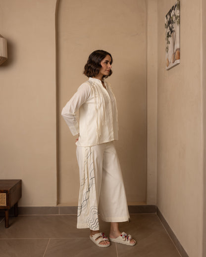 Celeste Top and Pants Set (Beige)