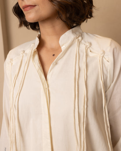 Celeste Top and Pants Set (Beige)