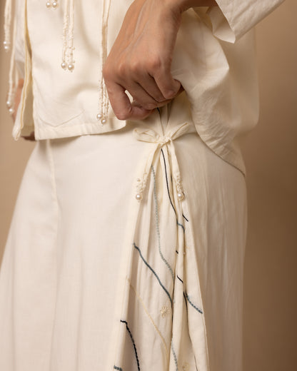 Celeste Top and Pants Set (Beige)