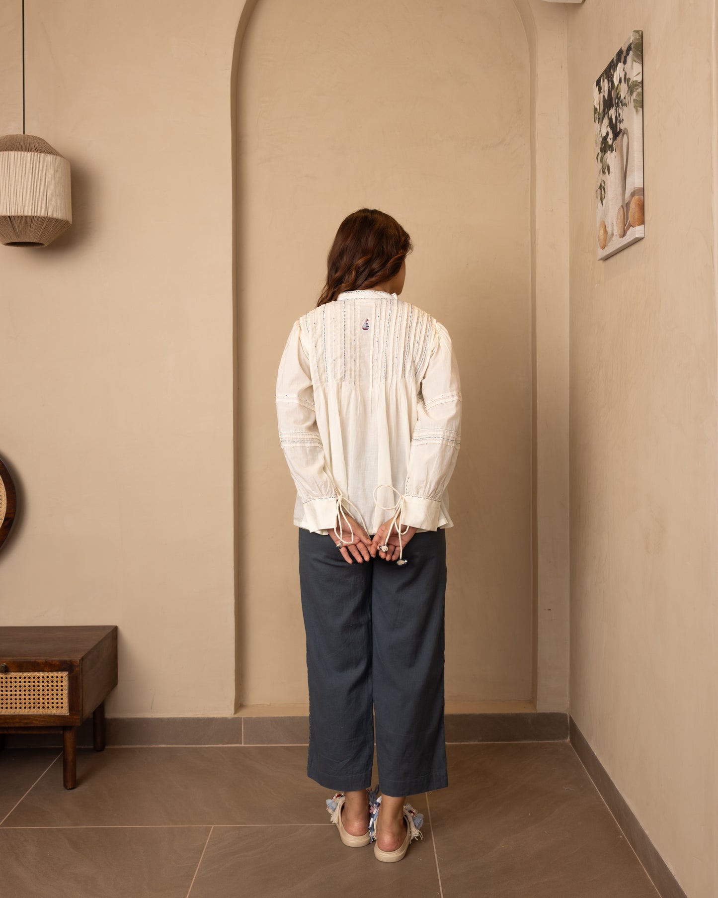 Brig Top and Pants Set (Beige)