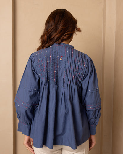 Brig Top and Pants Set (Dark Blue)