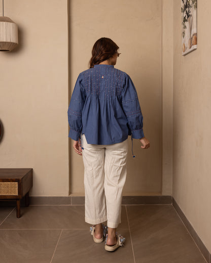 Brig Top and Pants Set (Dark Blue)