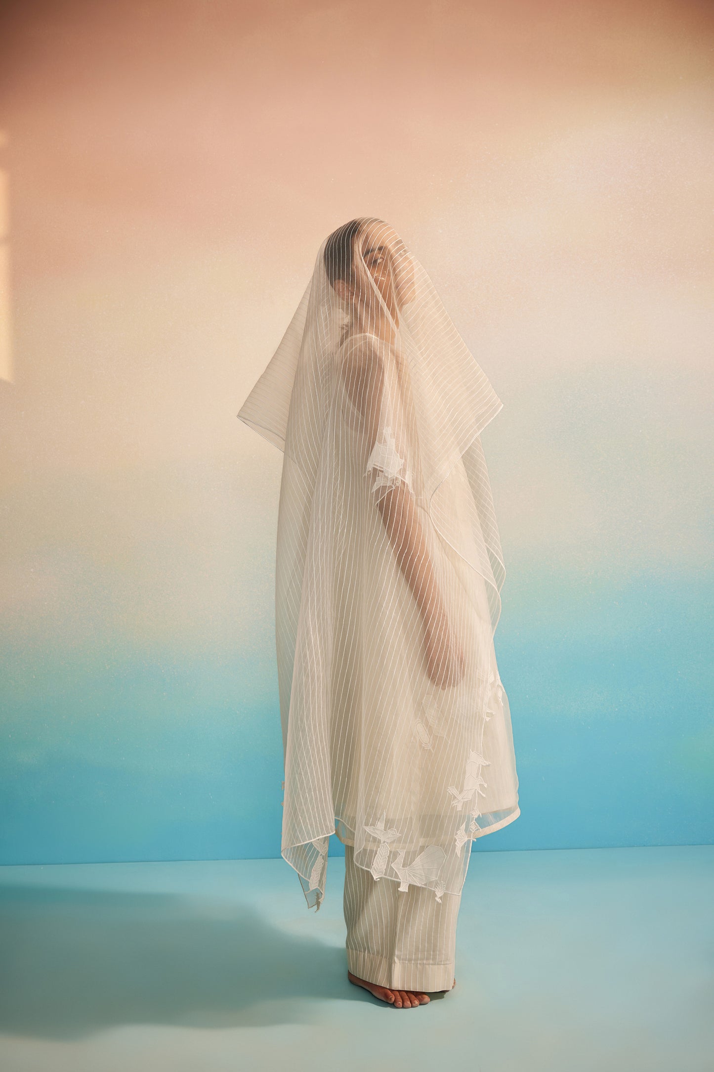 Yuugen Organza Kurta Set of 3