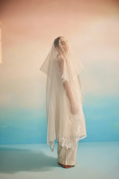 Yuugen Organza Kurta Set of 3