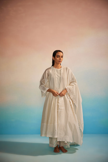 Midori Panelled Kurta Set of 3