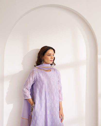 The Kashni Silk Chanderi Kurta