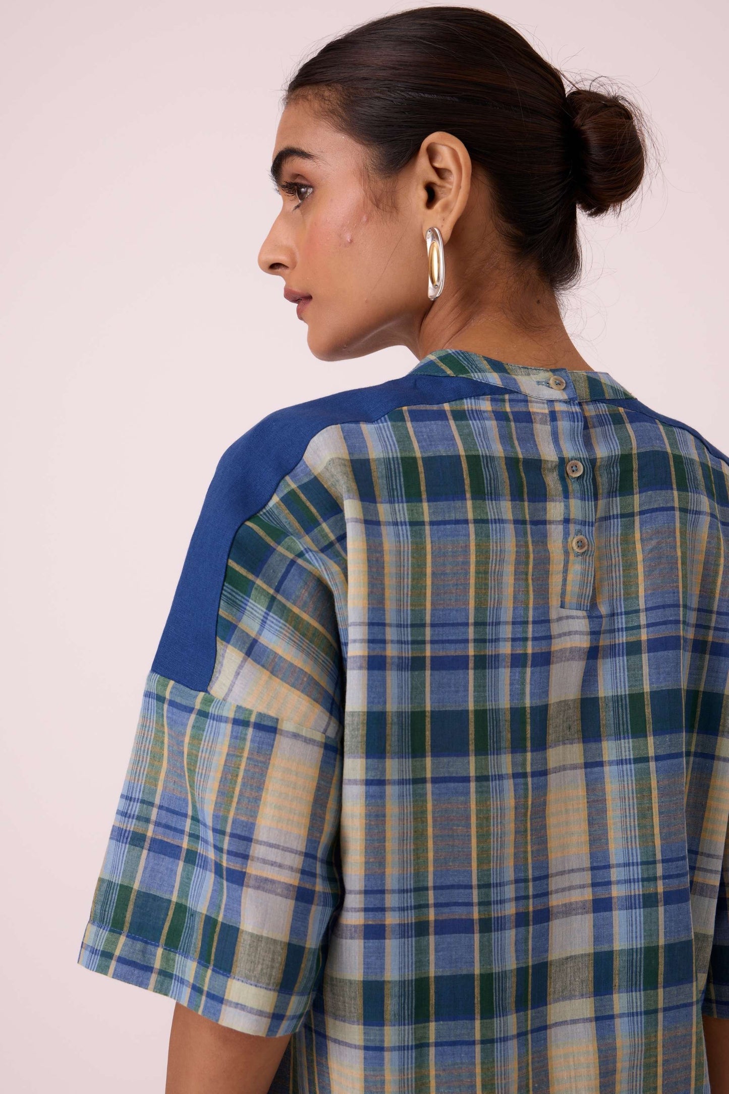 Samovar Blue Handwoven Top