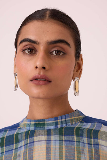 Samovar Blue Handwoven Top