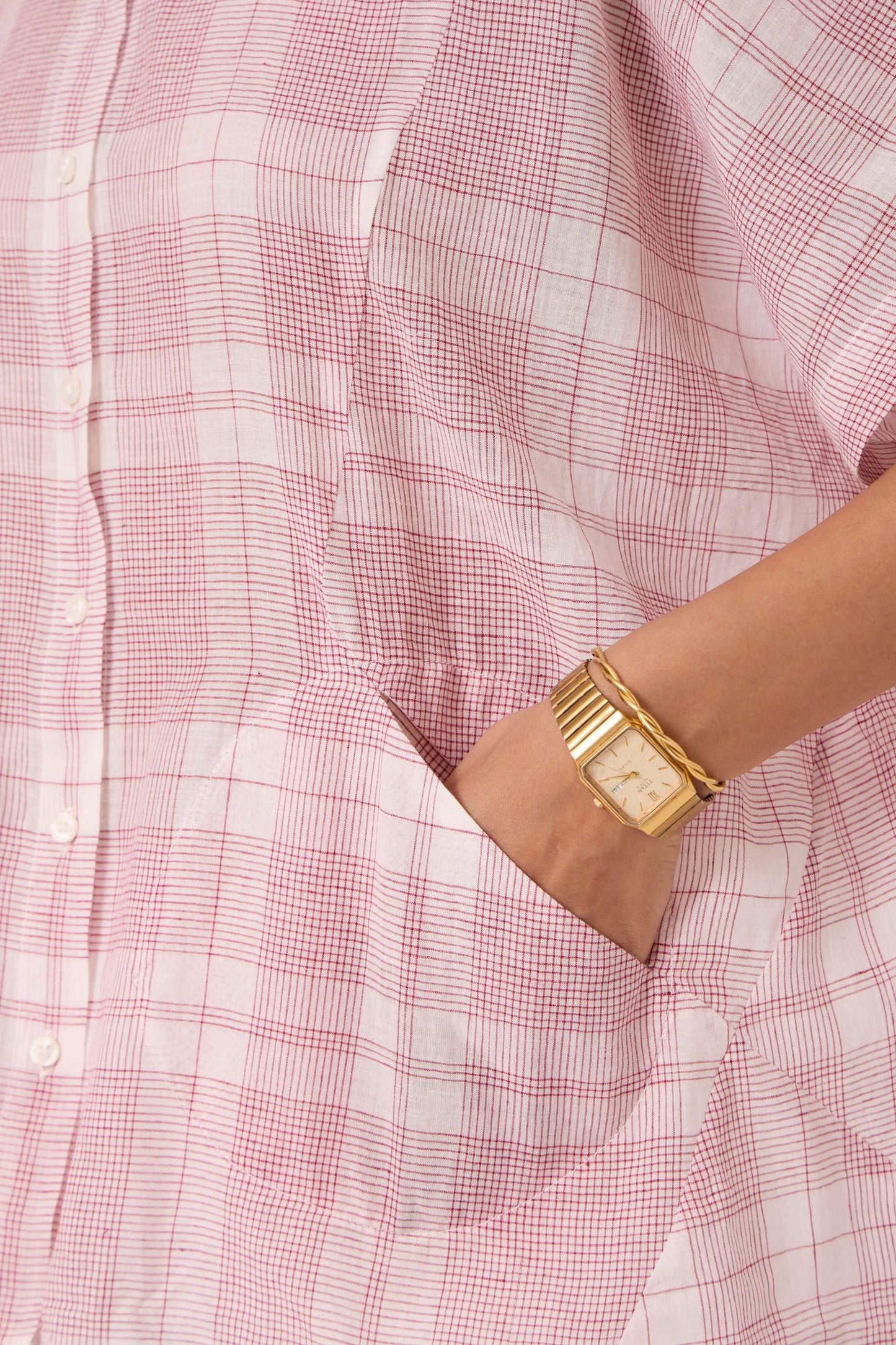 Sibyl Checkered Handwoven Shirt