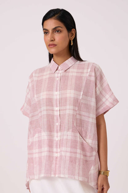 Sibyl Checkered Handwoven Shirt