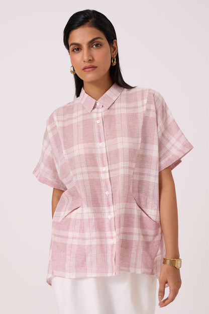 Sibyl Checkered Handwoven Shirt