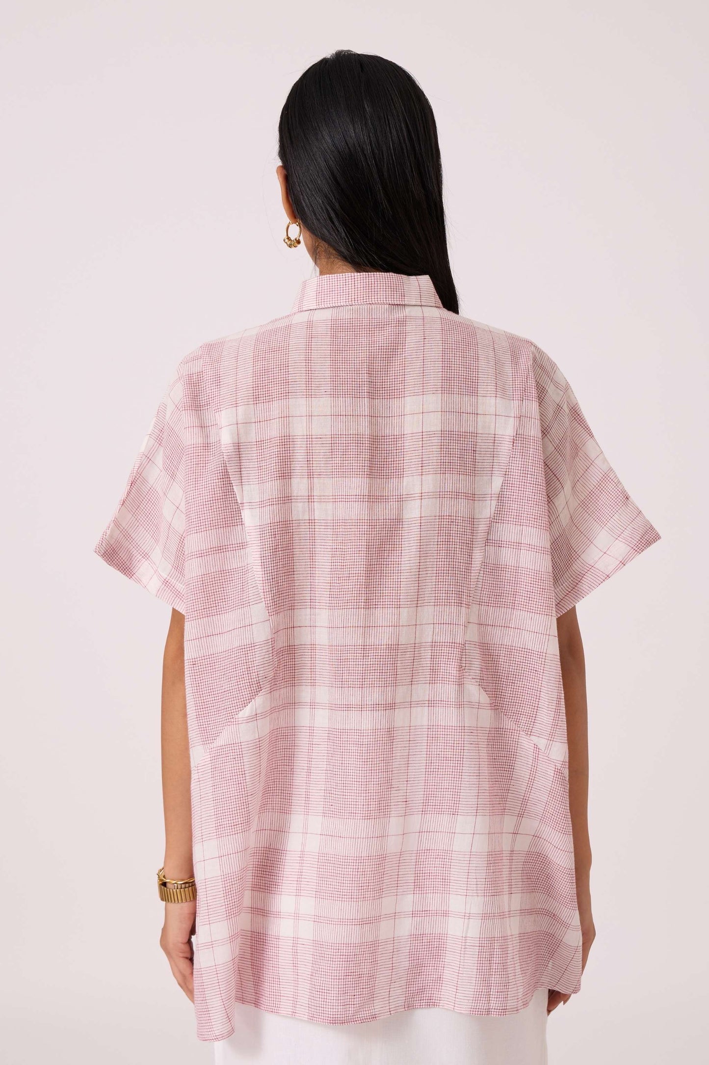 Sibyl Checkered Handwoven Shirt