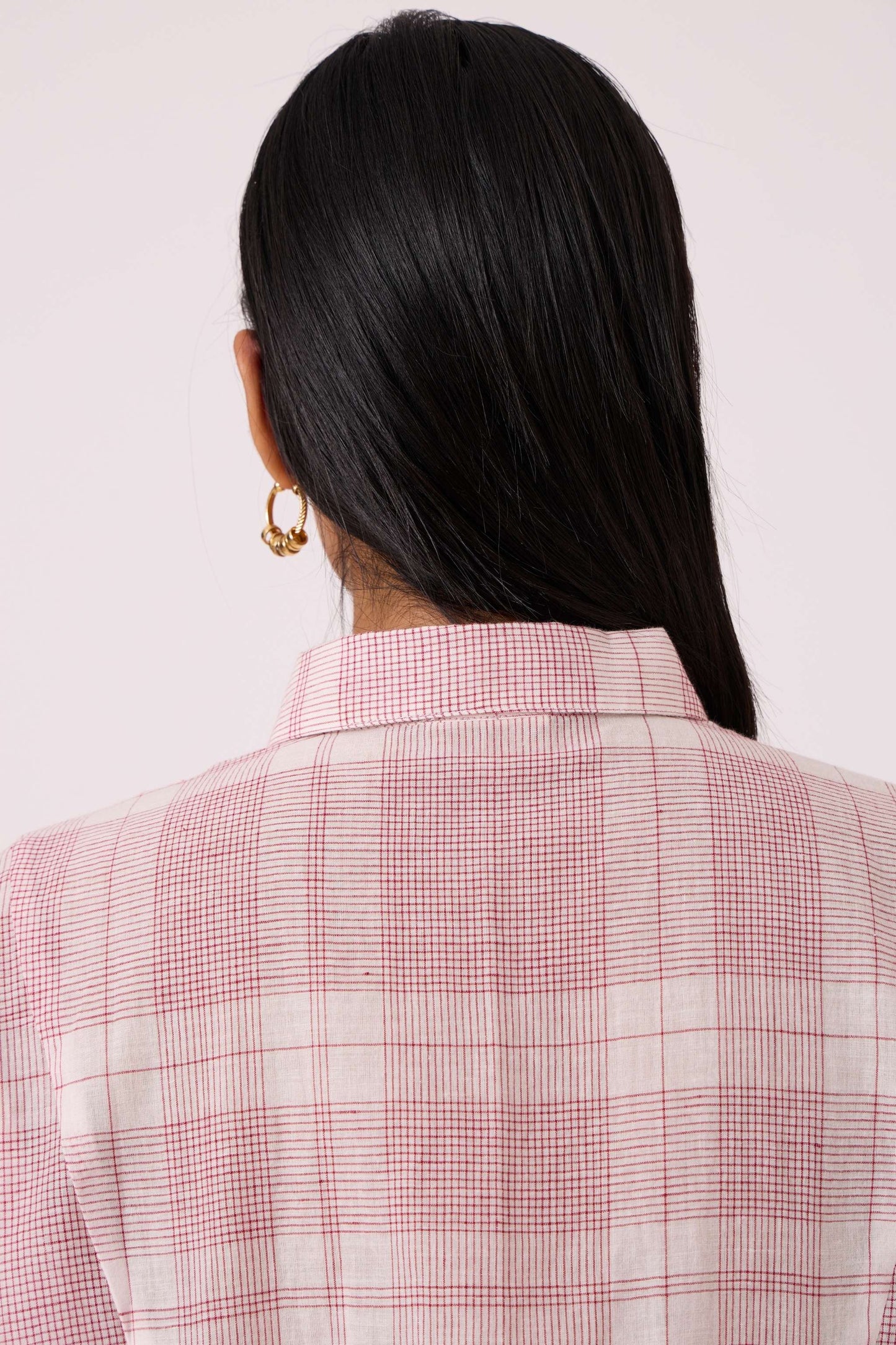 Sibyl Checkered Handwoven Shirt