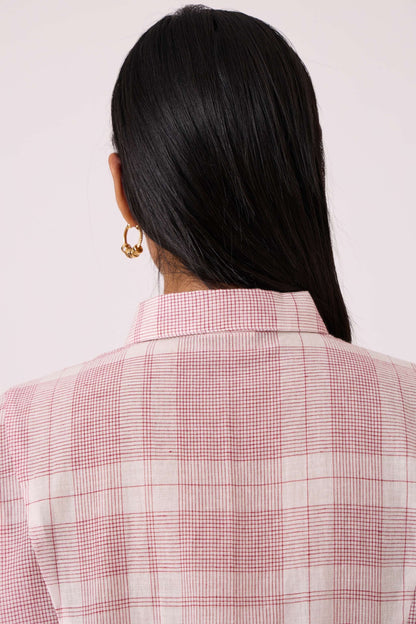 Sibyl Checkered Handwoven Shirt