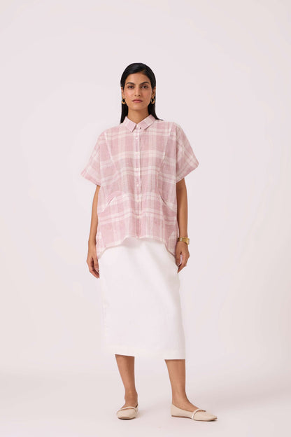 Sibyl Checkered Handwoven Shirt