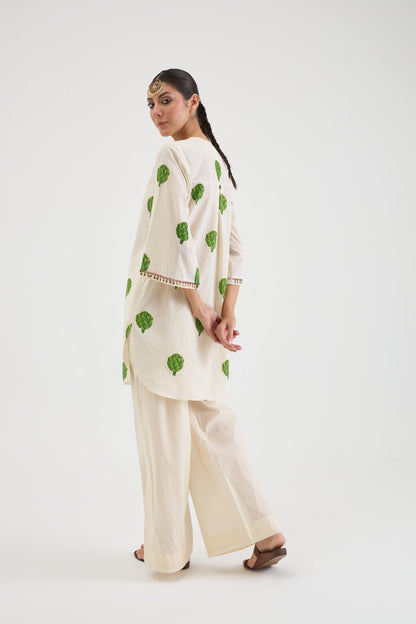 Off White Artichoke Set