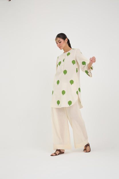 Off White Artichoke Set