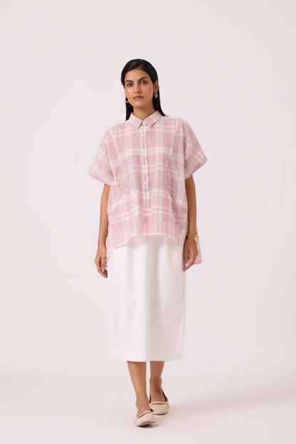 Sibyl Checkered Handwoven Shirt