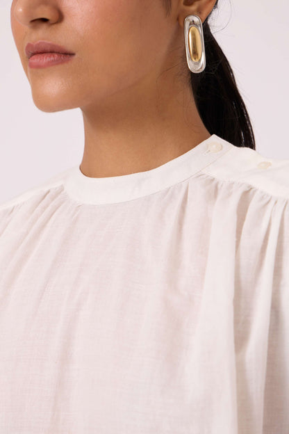 Garcia Handwoven Embroidered Top