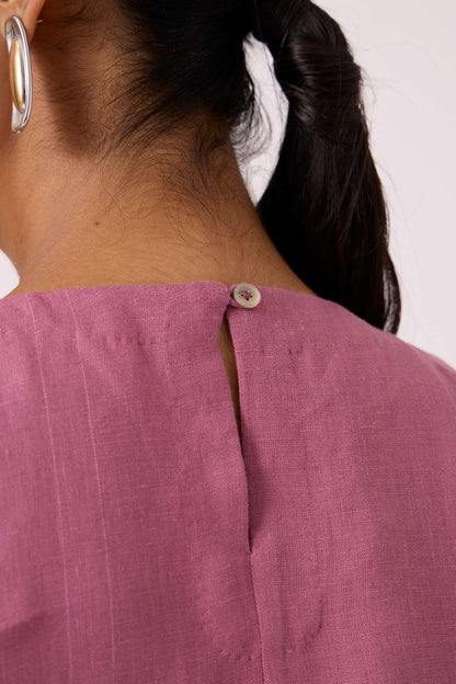 Eyre Lilac Linen Top
