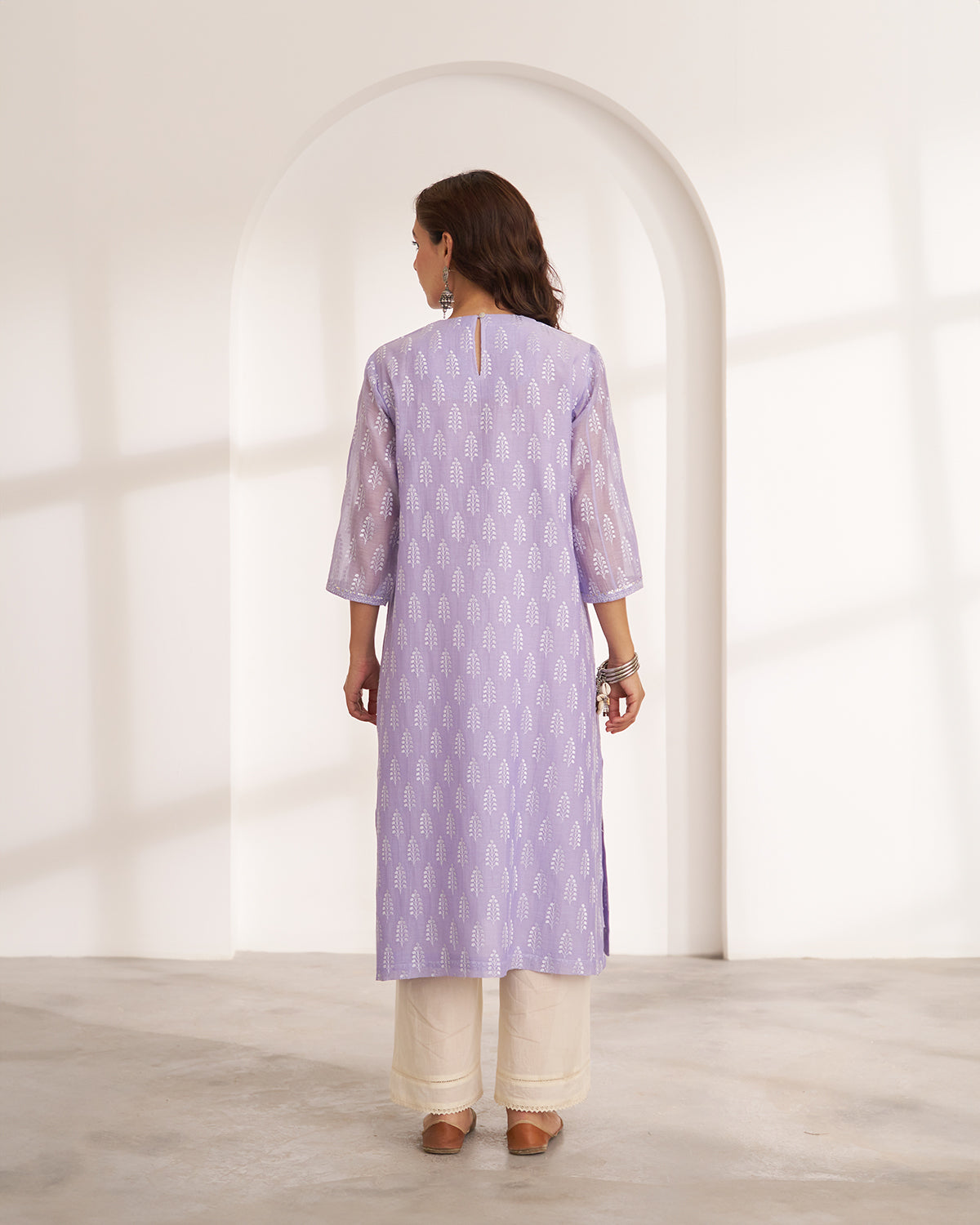 The Kashni Silk Chanderi Kurta