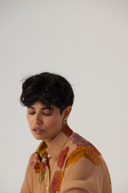 Vintage Garden Crepe Coord Set