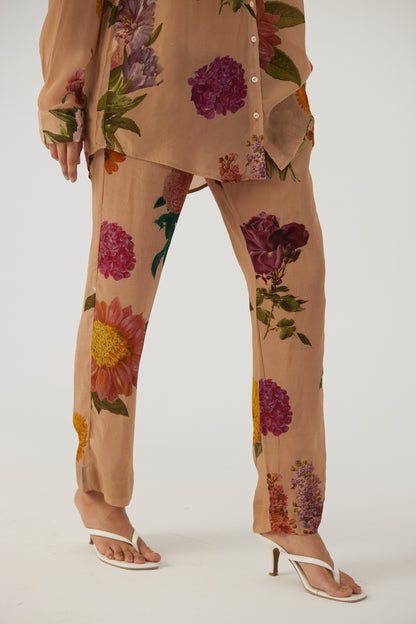 Vintage Garden Crepe Coord Set