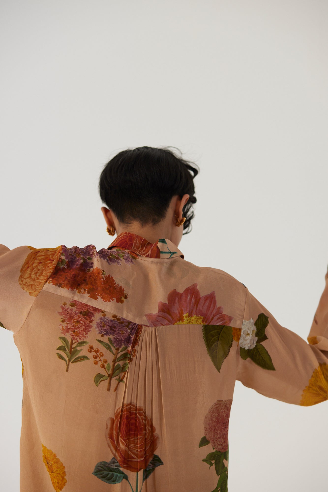 Vintage Garden Crepe Coord Set