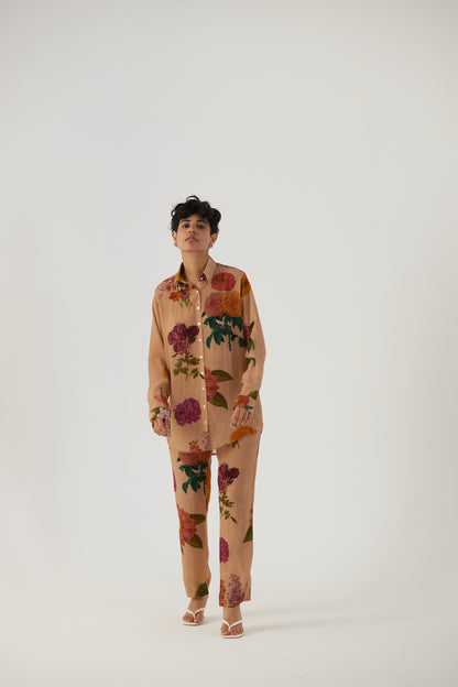 Vintage Garden Crepe Coord Set