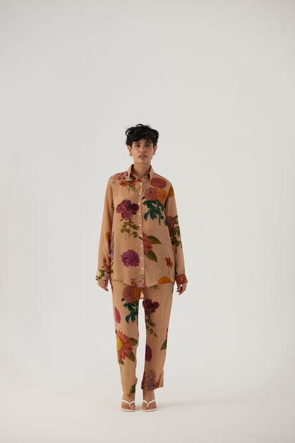 Vintage Garden Crepe Coord Set