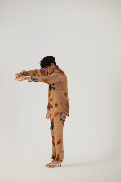 Vintage Garden Crepe Coord Set