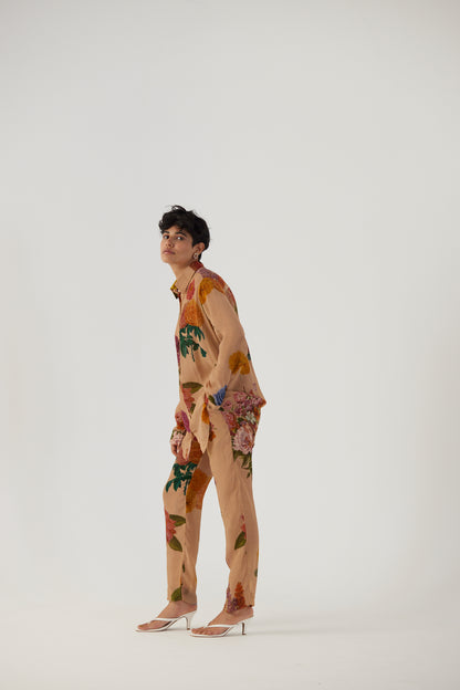 Vintage Garden Crepe Coord Set