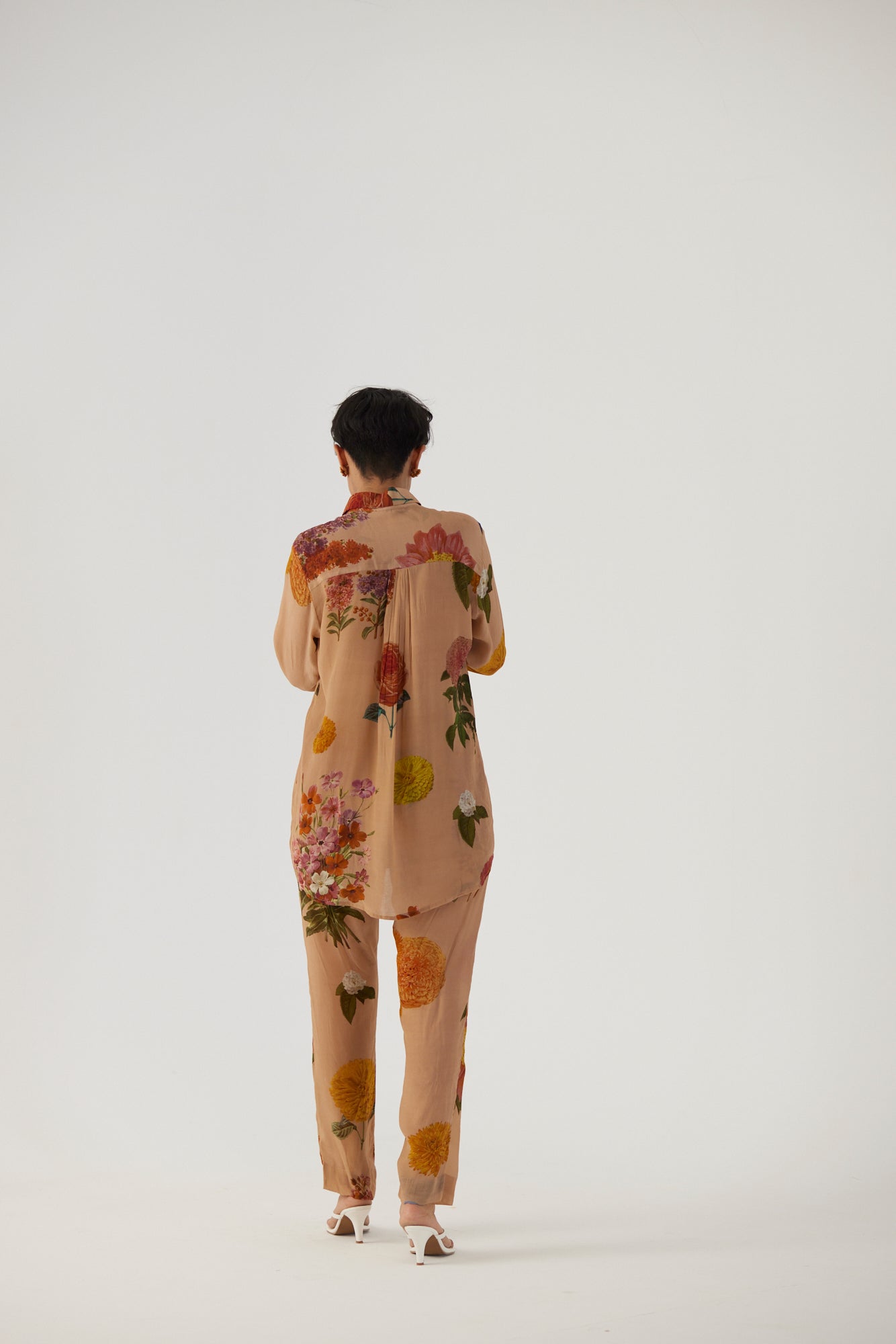 Vintage Garden Crepe Coord Set