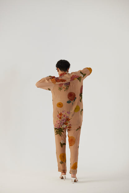 Vintage Garden Crepe Coord Set